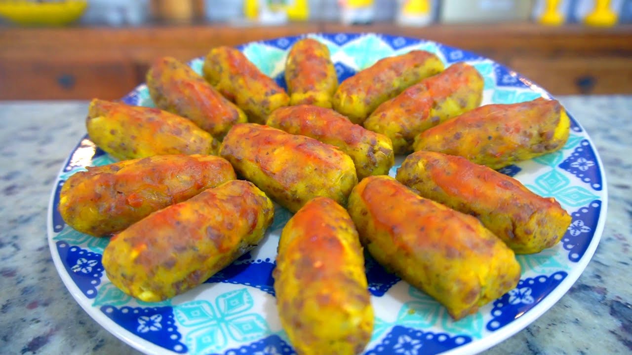 COM 1 BATATA DOCE FIZ ESSE CROQUETE MARAVILHOSO!! FÁCIL E SUPER GOSTOSO!!