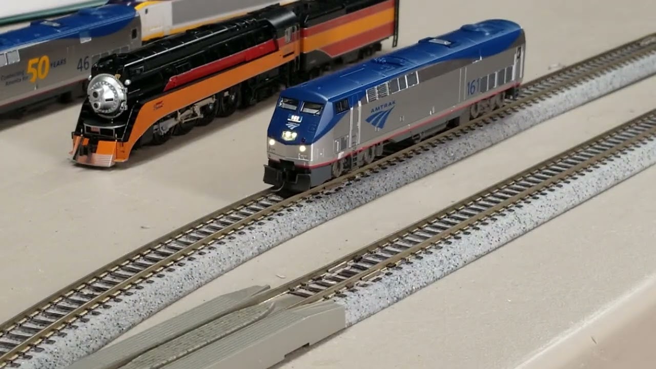 Proof of life videos:  Kato N GS4 & P42's with ESU LokSound installed. N Eurostar w/ TCS installed