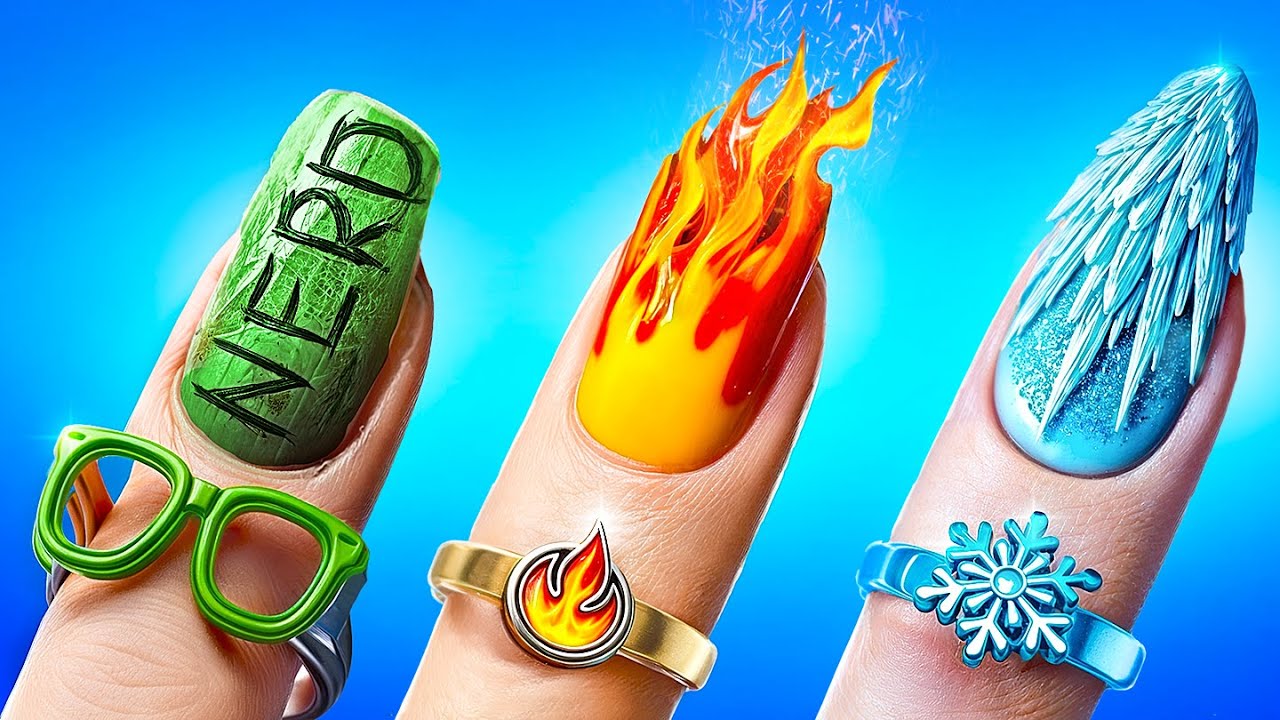 Relooking Extrême la Fille de Feu Intello Devient Populaire! Une Fille de Glace Populaire a L’École!