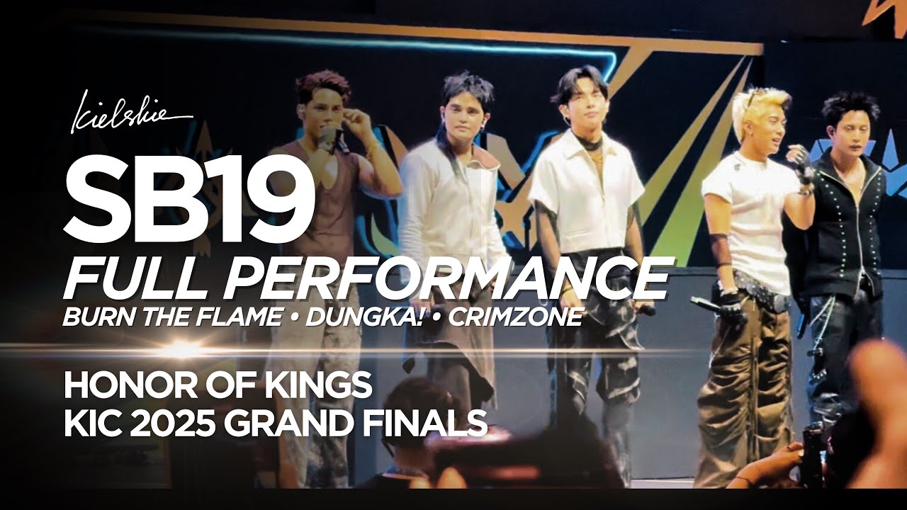 [4K] SB19 on Honor of Kings KIC 2025 FULL PERFORMANCE 11-30-2025 | KIELSKIE (w/ Enhanced Audio)