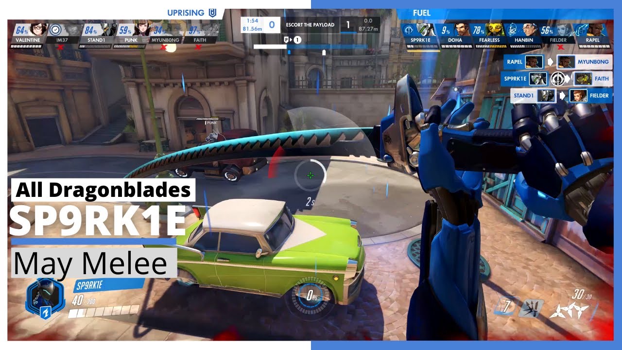 SP9RK1E GENJI - All the Dragonblades in May Melee | OWL Season 2021 Highlights