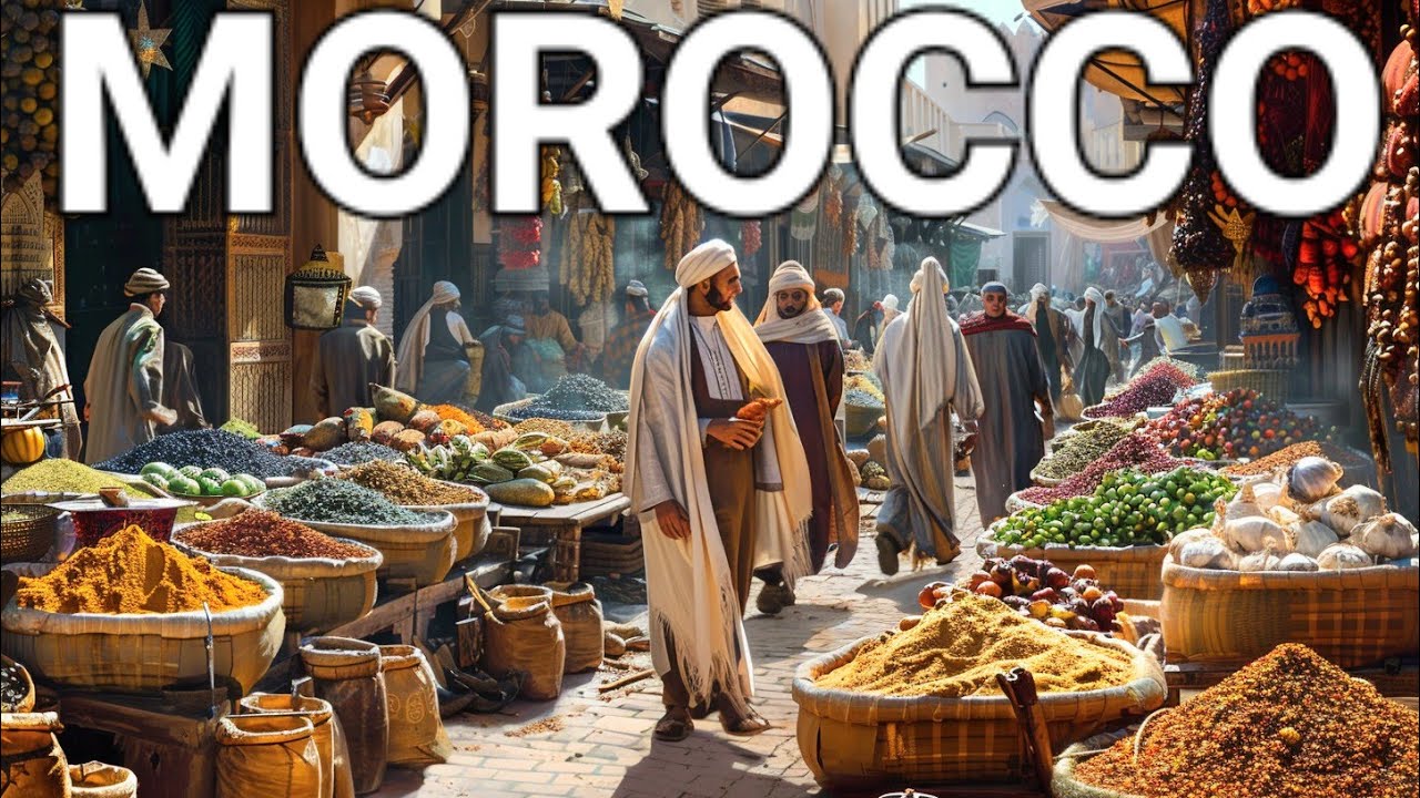 🇲🇦 AGADIR MOROCCO, SOUK EL HAD - AFRICA'S LARGEST MARKET, AGADIR BEACH WALKING TOUR, 4K HDR, أكادير