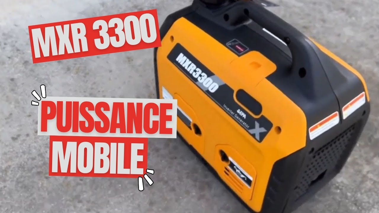 Découverte du Maxpeedingrods MXR 3300 : Le Générateur Puissant et Compact !
