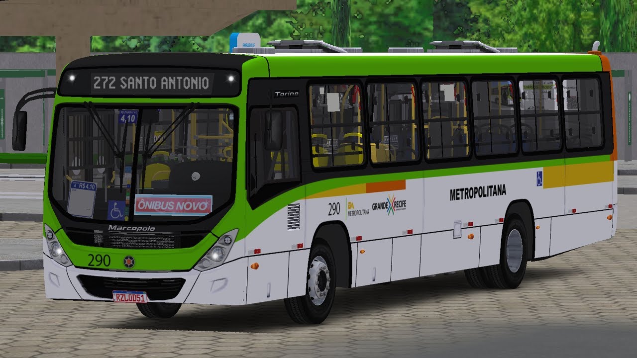 OMSI 2 | Marcopolo Torino S Mercedes Benz OF-1721 BT5 | 🗺️ Mapa Litoral Sul L272