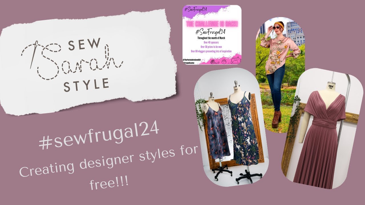 #sewfrugal24 is back!  Get some ideas  for designer style garments for free here!