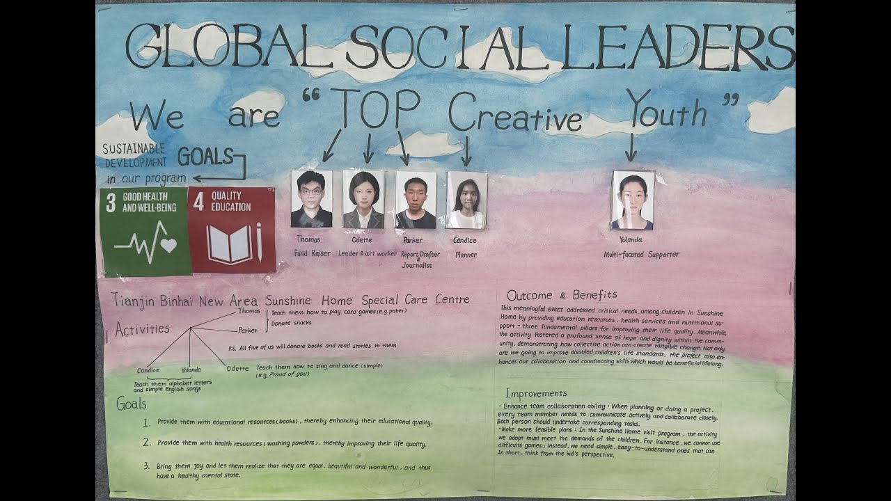 GSL Top Creative Youth Wellington College International Tianjin