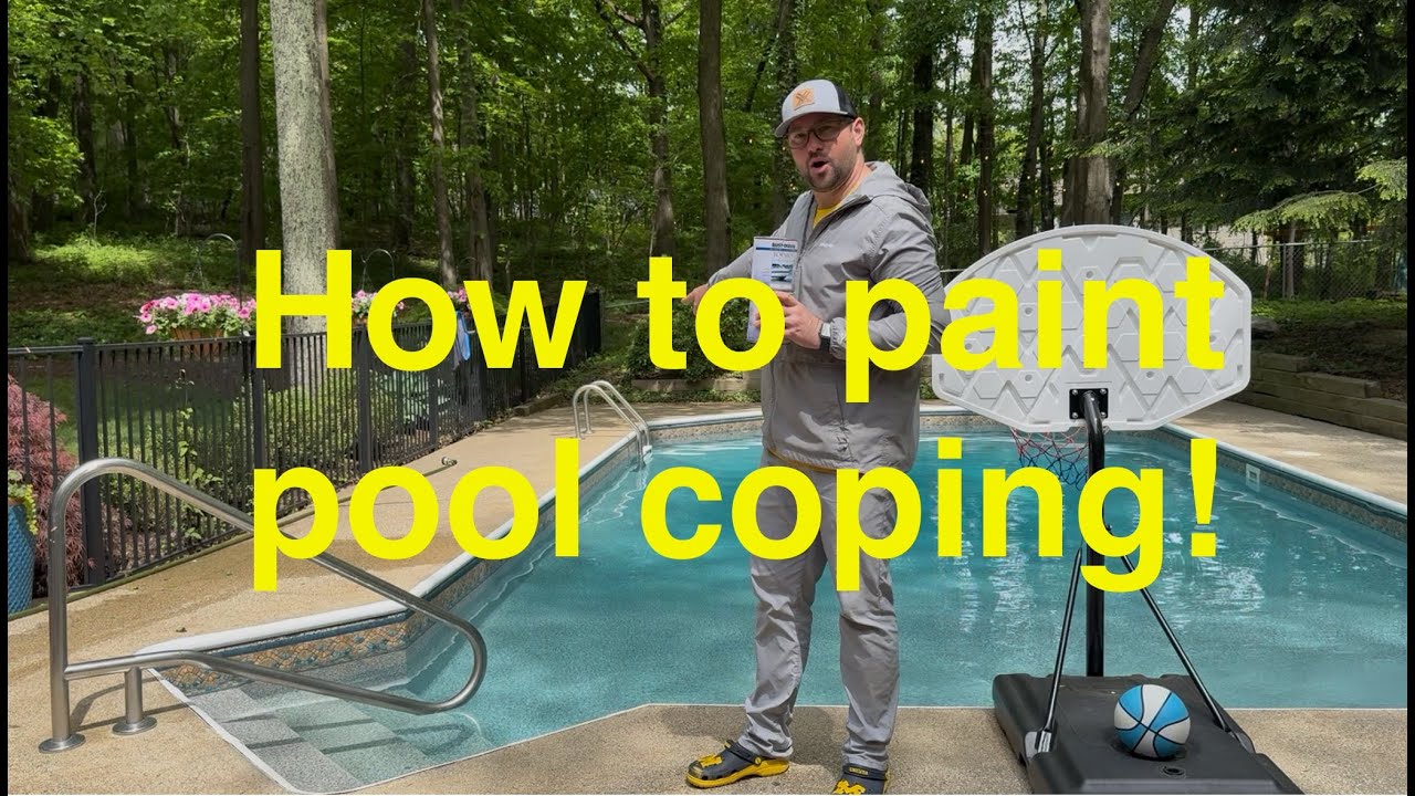 How to Paint Pool Coping!