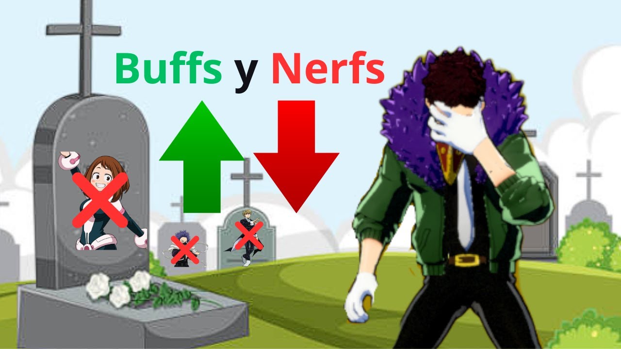 Nuevas noticias de en MY HERO ULTRA RUMBLE!! (Buffs y Nerffs)