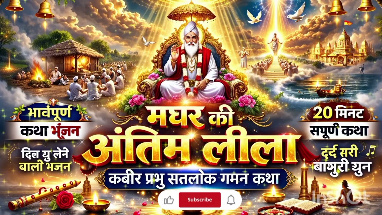 कबीर प्रभु चले मगर से सतलोक से शरीर 🙏🙏😭🌺🌺#santrampaljimaharaj #duet 