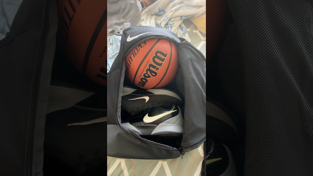 How I pack my nike elite backpack