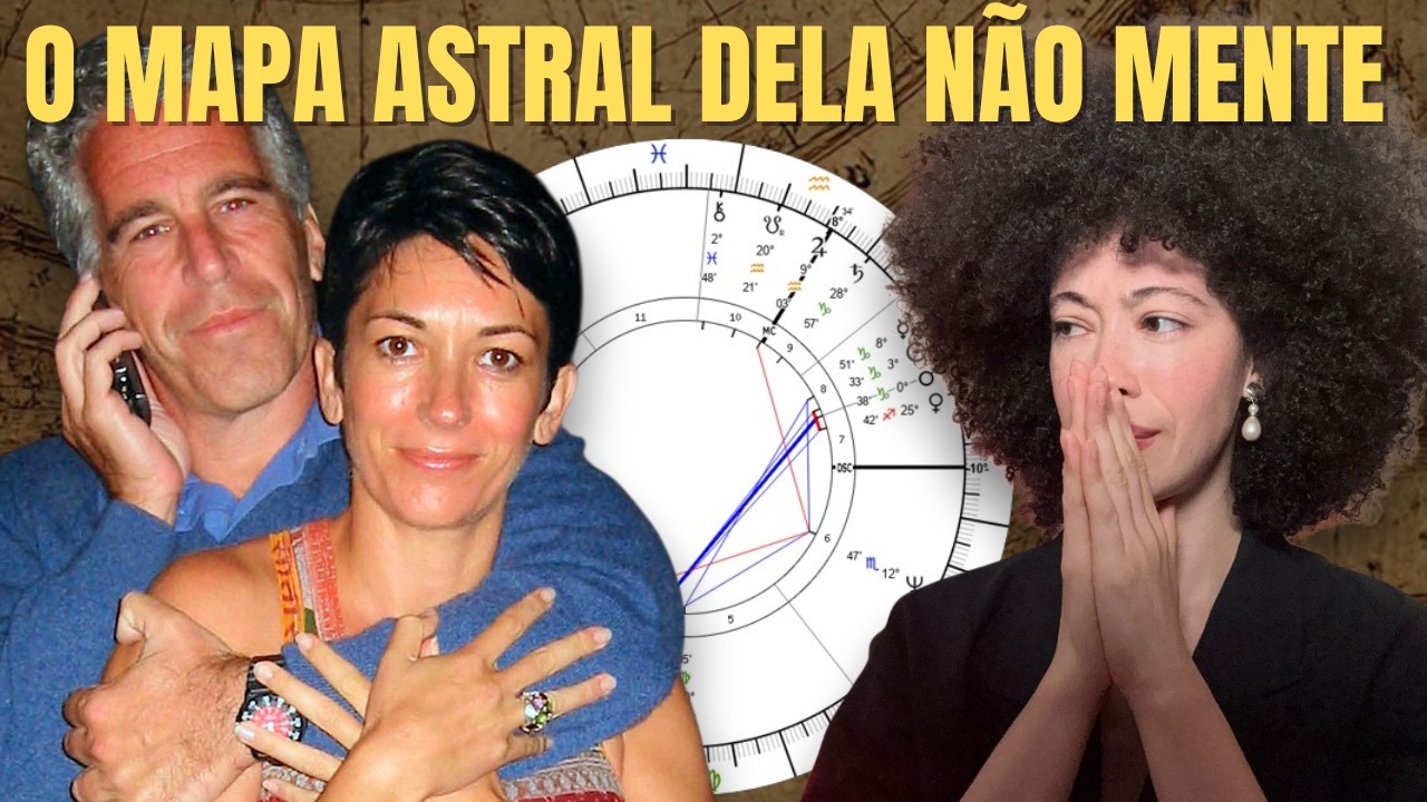 Ghislaine Maxwell pela ASTROLOGIA - Minha interpretação do seu mapa natal