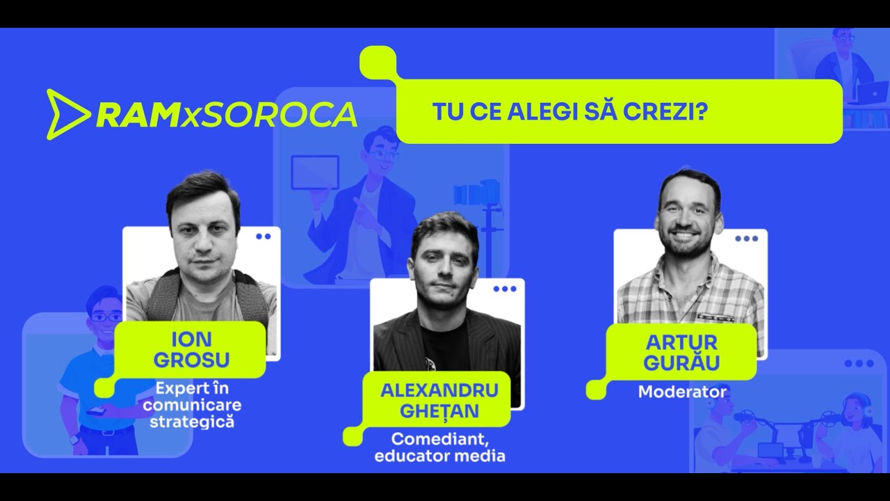 Tu ce alegi sa crezi? RAMxSoroca cu Ion Grosu si Alexandru Ghetan