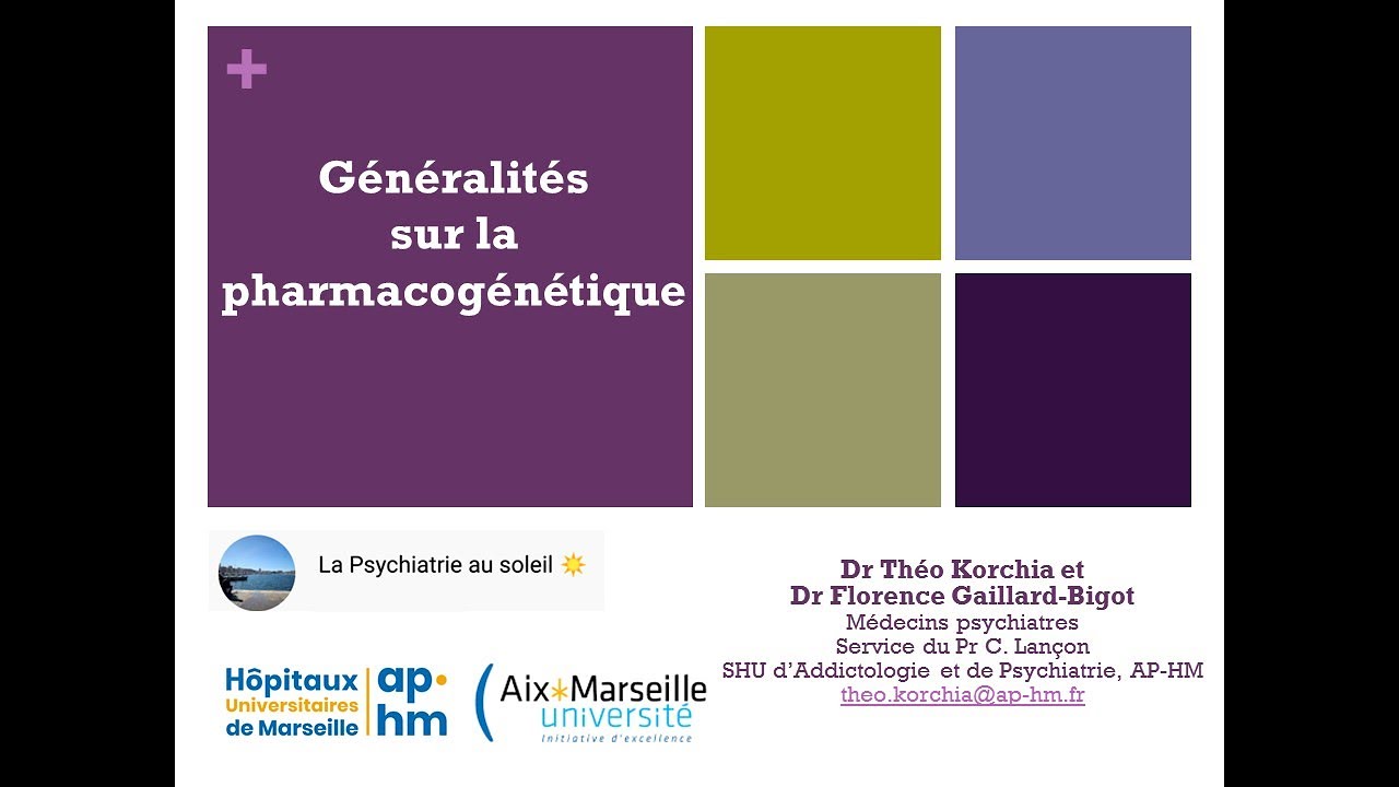 Le fonctionnement des médicaments expliqué par le Dr Théo KORCHIA - 1/2 -Généralités