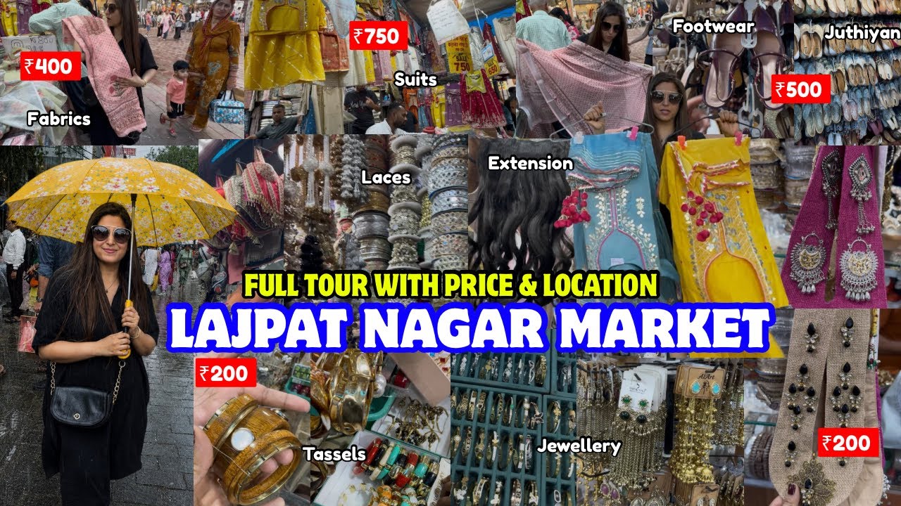 Lajpat Nagar Market Delhi |Lajpat Nagar Latest Collection |Lajpat Nagar central market #lajpatnagar 