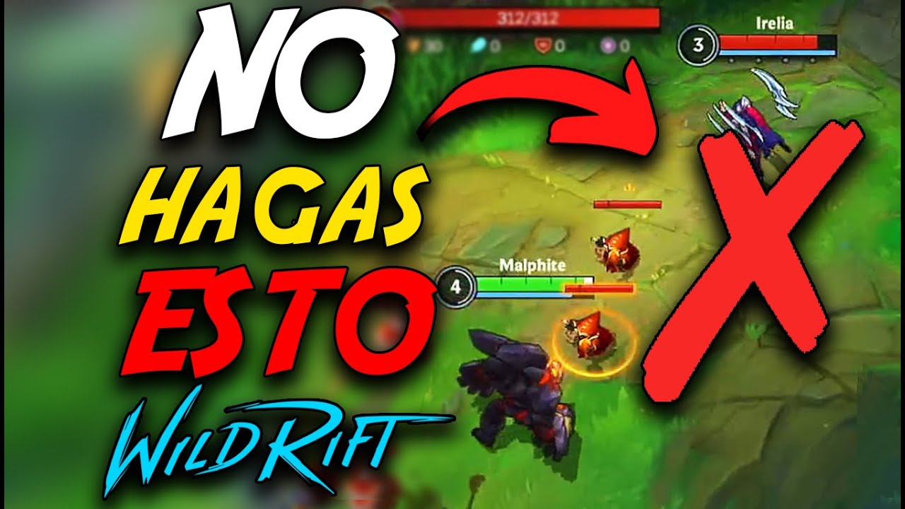 &iexcl;&iexcl;ESTE ERROR TE HACE PERDER PARTIDAS EN WILD RIFT!!