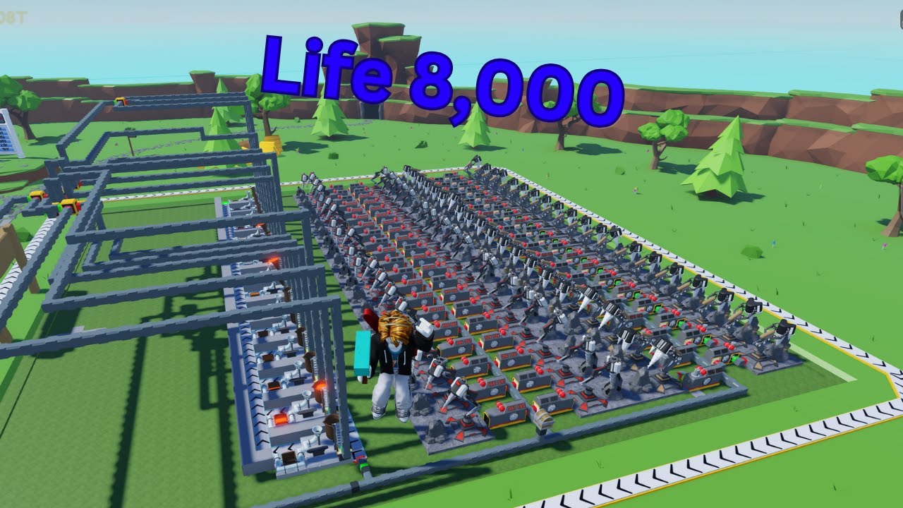 Life 8,000 || Block Tycoon (Iron Farm Build)