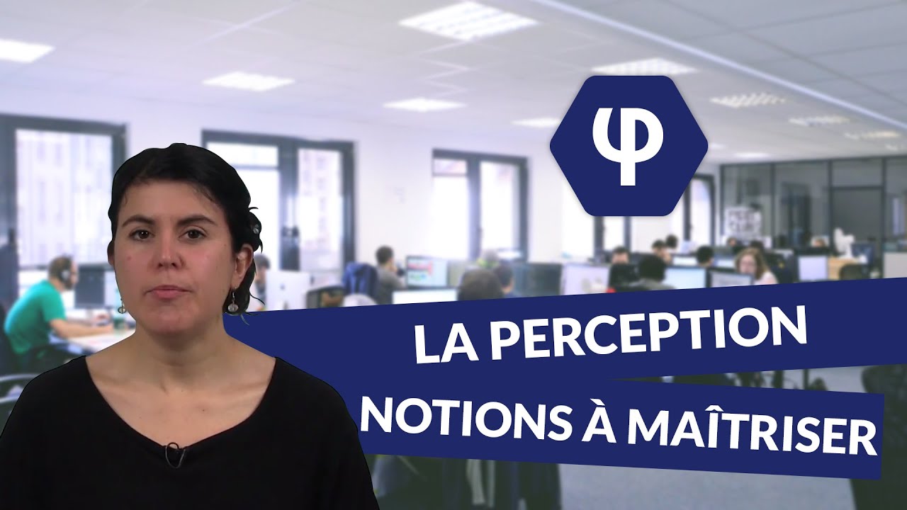 La perception : les notions à maîtriser - Philosophie - digiSchool