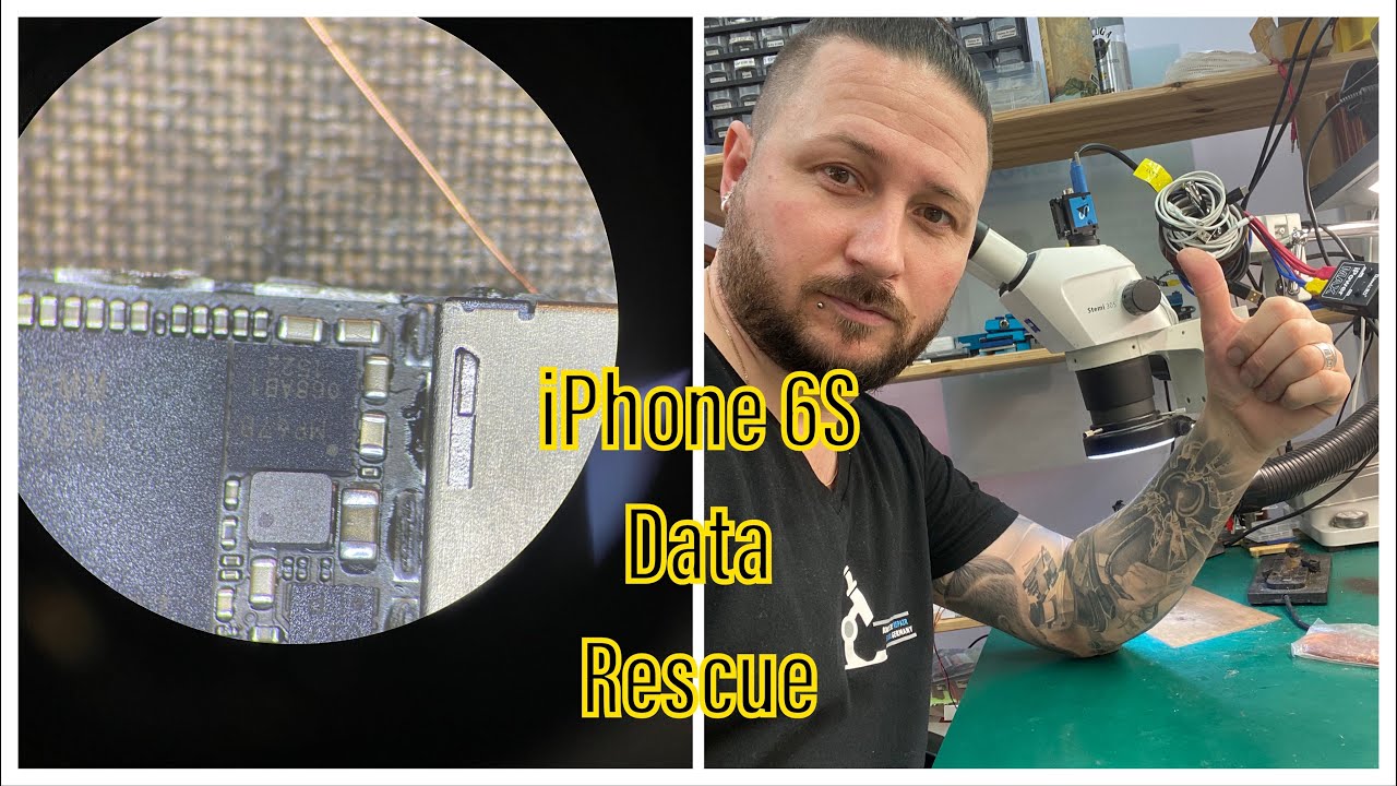 BASIC REPAIRS - iPHONE 6S WITH NO POWER AND NO BOOT AFTER WATERDAMAGE - DATARESCUE JOB - ICC PRO