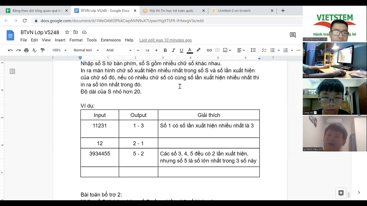 Bài giảng lớp VS248 buổi 12