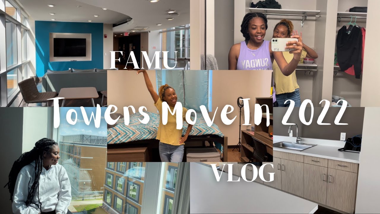 FAMU TOWERS NORTH DORM TOUR 2022 | MOVE IN DAY FAMU | FAMU NEWEST DORM TOUR
