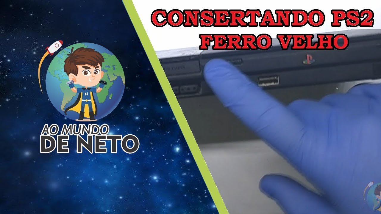 Consertando o Playstation 2 do ferro velho!!!!!