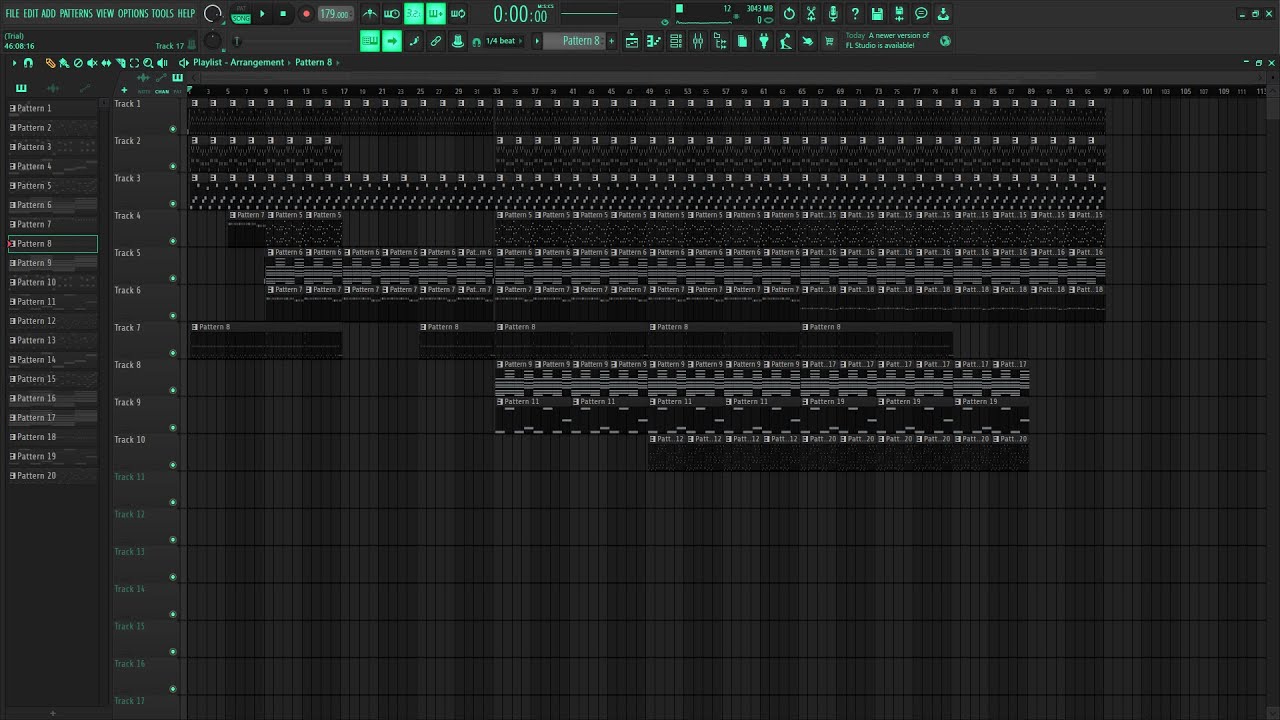 This song is mostly made of 12.5 pulse waves