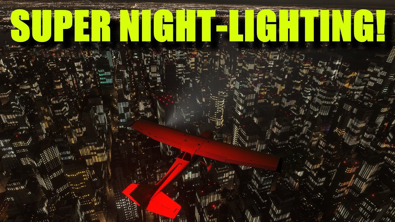 FS2024: The Night Lighting In Flight Sim 2024 Is On Another Level!