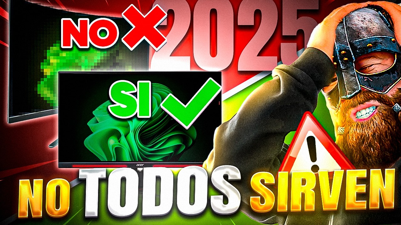 ⚠️Todos cometen este ERROR  al elegir un MONITOR en 2025