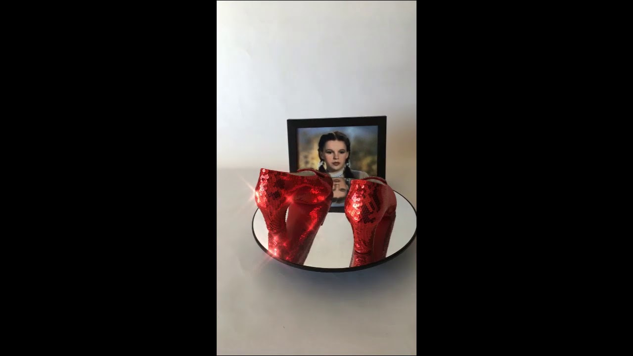 Size 5B hand-sewn ruby slippers - by JudyGarlandsShoes.com