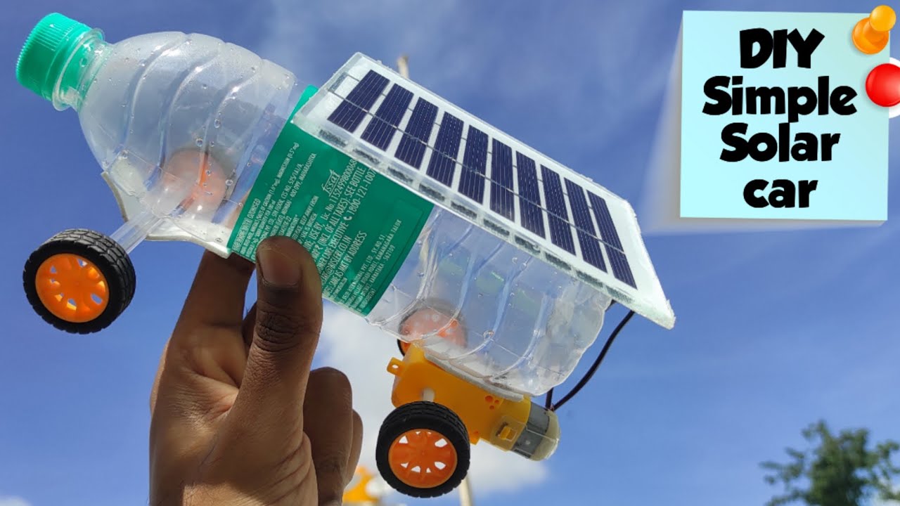DIY Simple Solar car| Easy to Build | How to Make Solar Car at home #SolarCar #diy #scinceproject