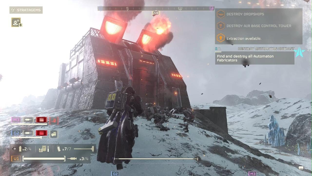 HELLDIVERS 2 Sledge VS Tank on Cyberstan