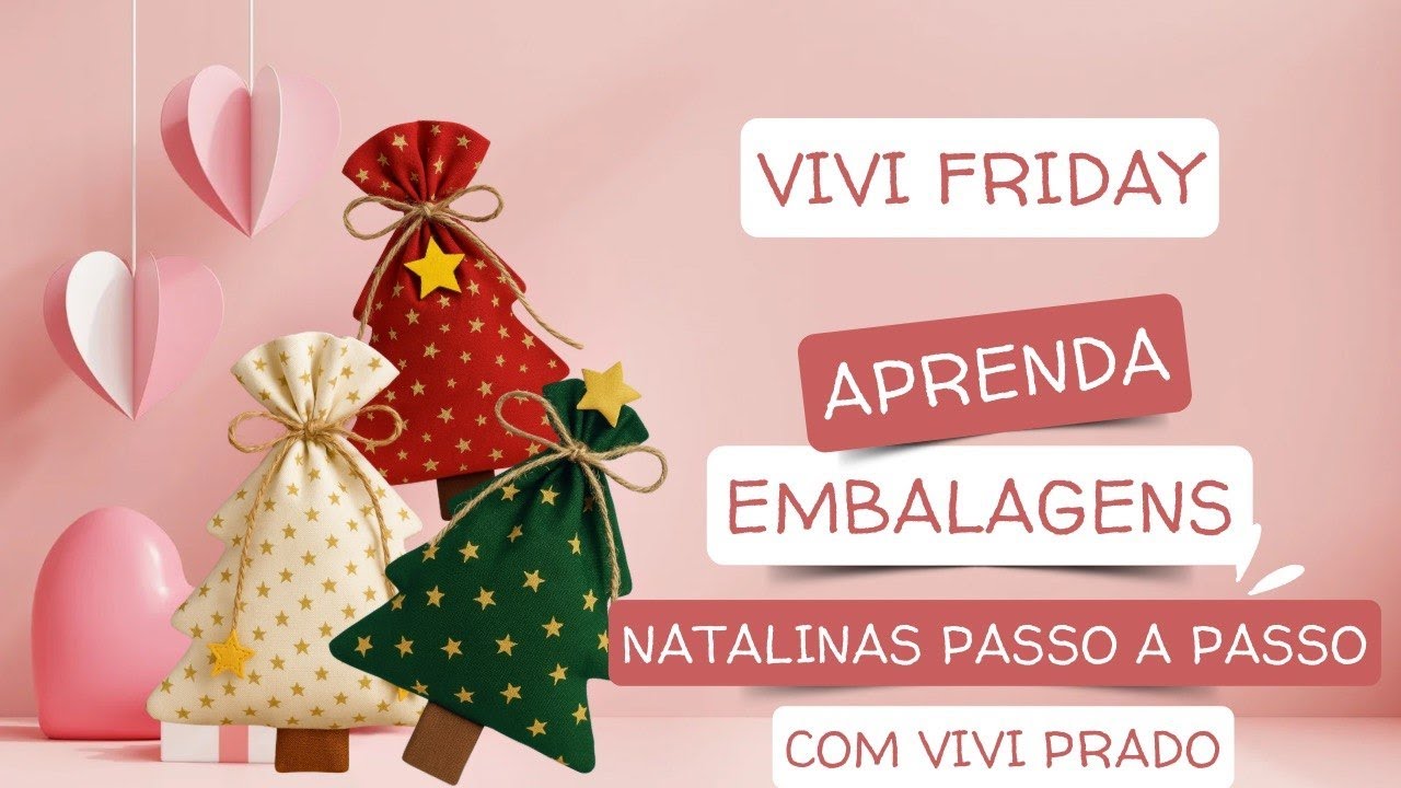 🎄✨Anjinho Porta presentes #02 - Embalagens Natalinas ✂️❤️