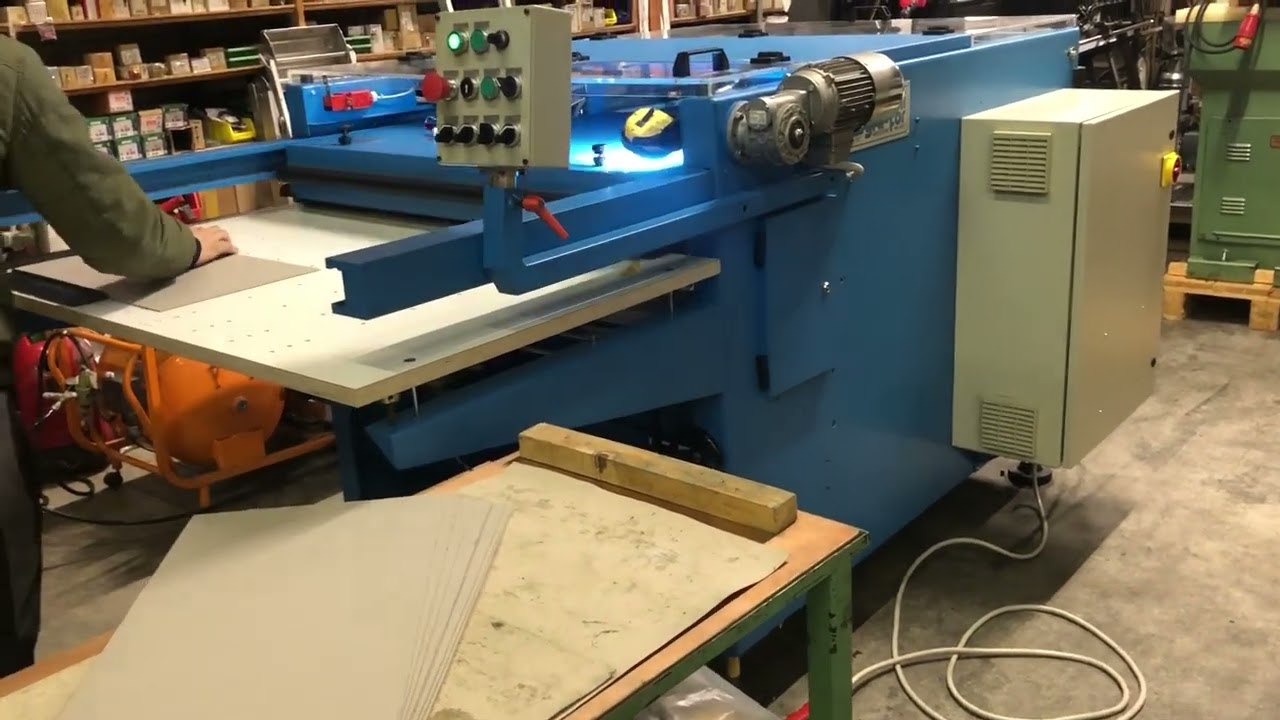 Zechini Roby 1.1 automatic gluing machine testrun/demo