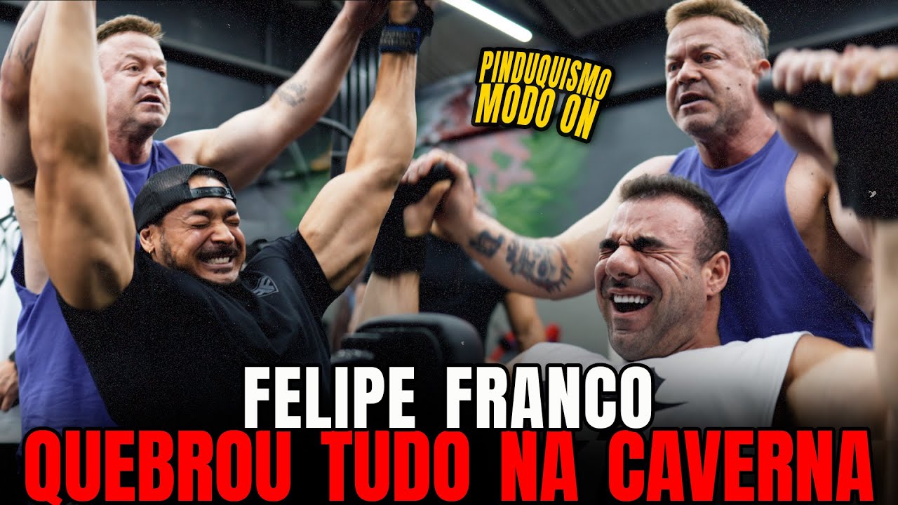 FELIPE FRANCO SENTIU O CHOQUE NA CAVERNA | RAFAEL BRANDÃO