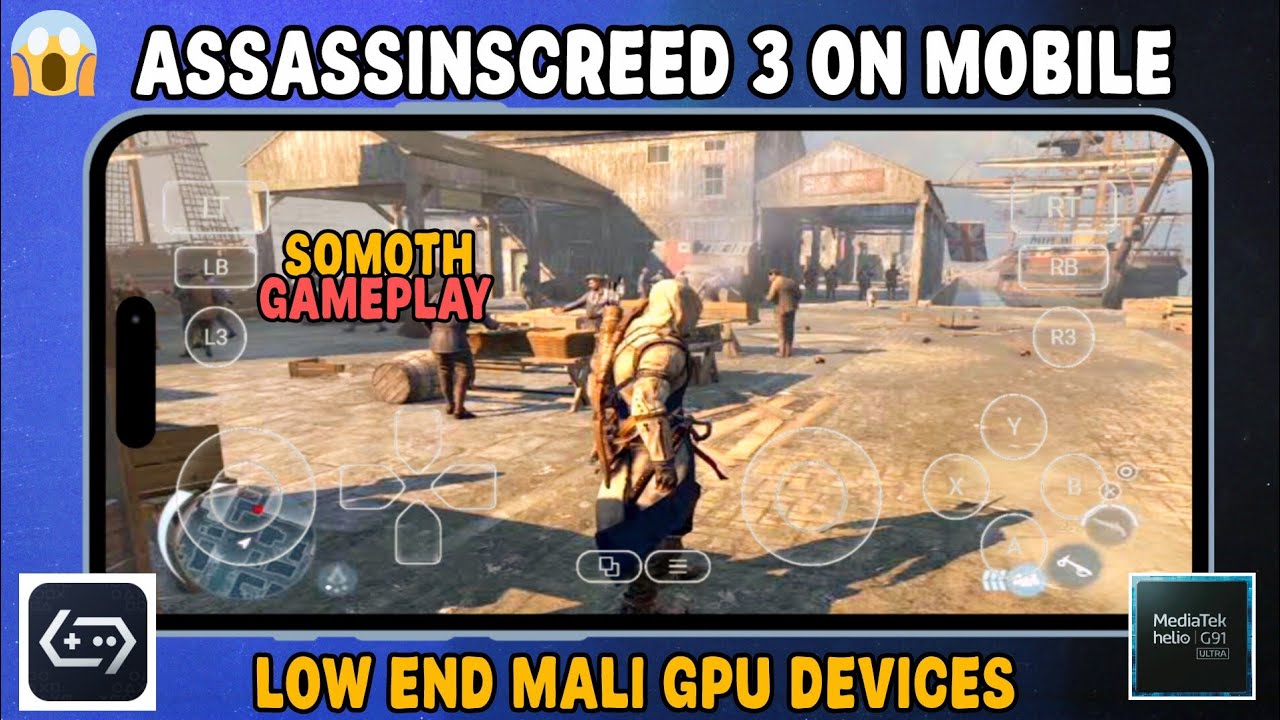 😱 Assassins Creed 3 on Mali GPU device full setup in gamehub