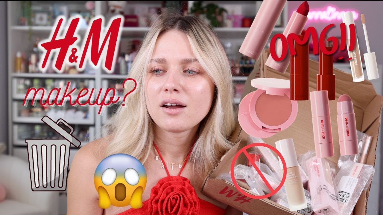 FULL FACE OF H&M MAKEUP! to say it gone wrong, would be a lie...