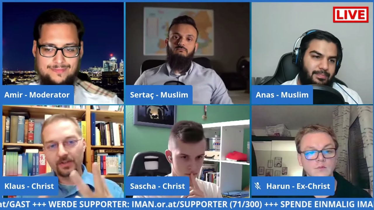 1 IMAN-TV Ausschnitte: Sertaç vs. Klaus | Jesaja 9 Vers 5 | Christ kommt ins Schwitzen!