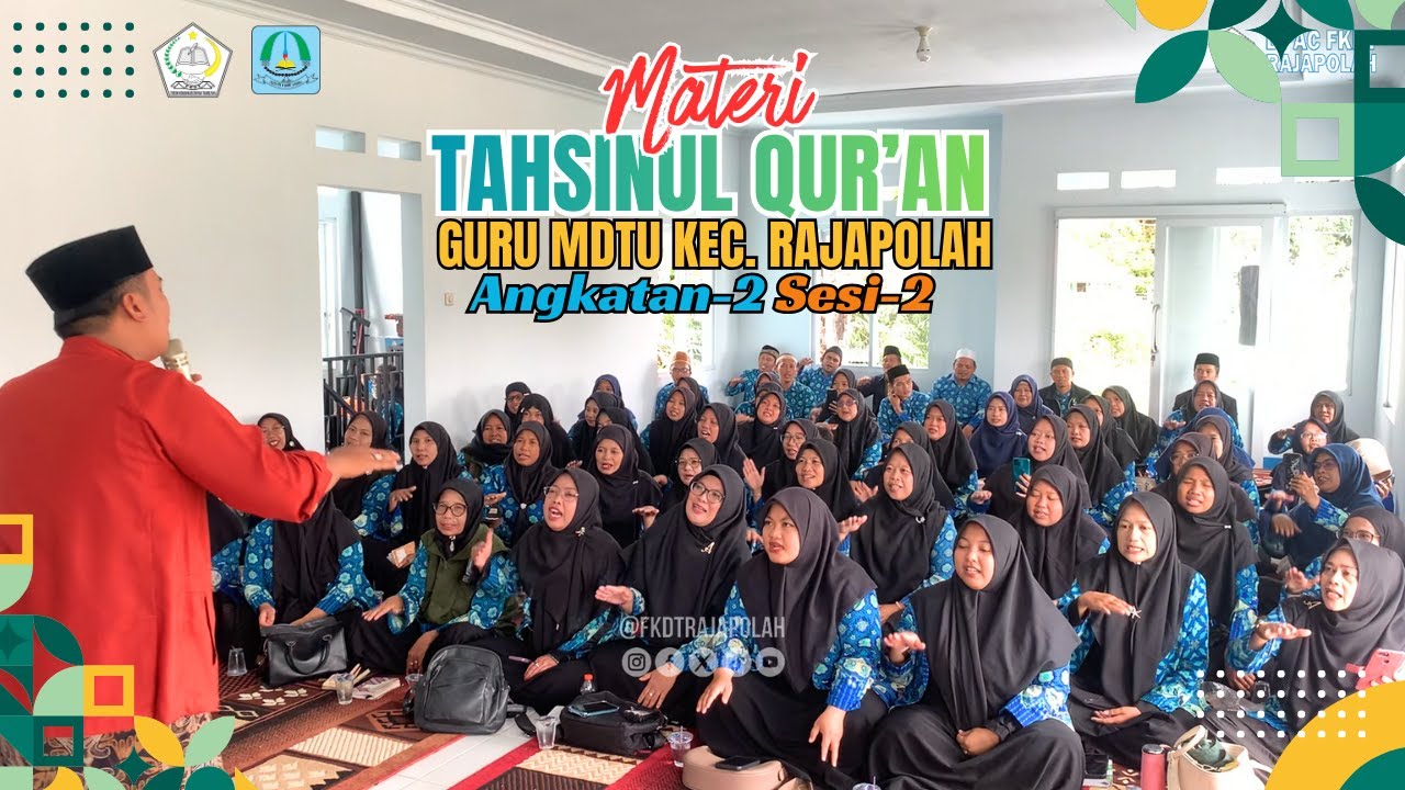 MASYA ALLOH ...!!! SEMANGAT GURU DINIYAH MENGIKUTI PEMBINAAN TAHSINUL QUR'AN.