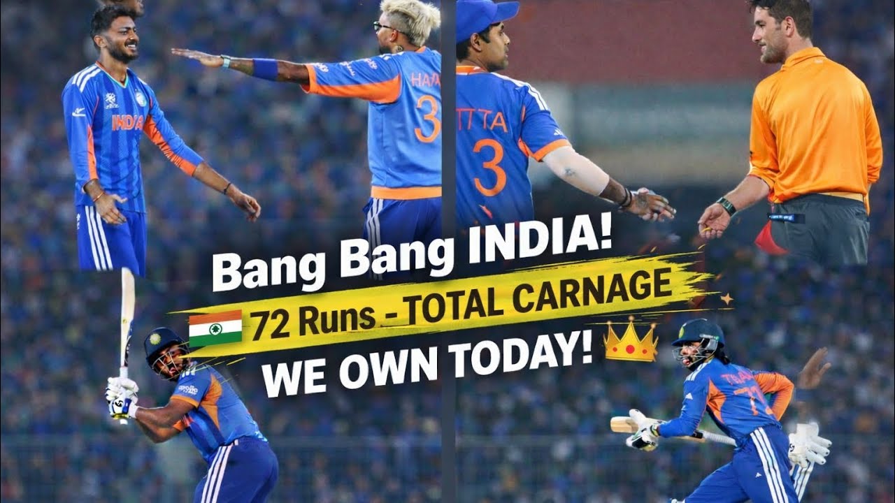 🔥 **ബാംഗ് ബാംഗ് ഇന്ത്യ! 💥🇮🇳 256 റൺസ് – T20 വേൾഡ് കപ്പ് 2026 റെക്കോർഡ് ടോട്ടൽ | സഞ്ജു തിളങ്ങി!**