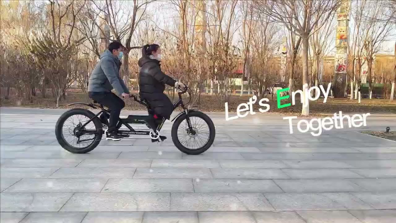 Txed Tandem Electric Fat Bike “Let's Engjoy Together”