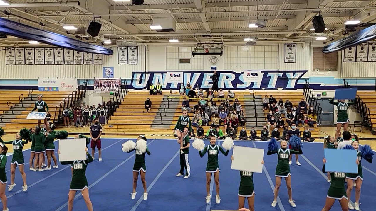 Irvine High School 2021 Dec 4th Cheer comp - @University High School