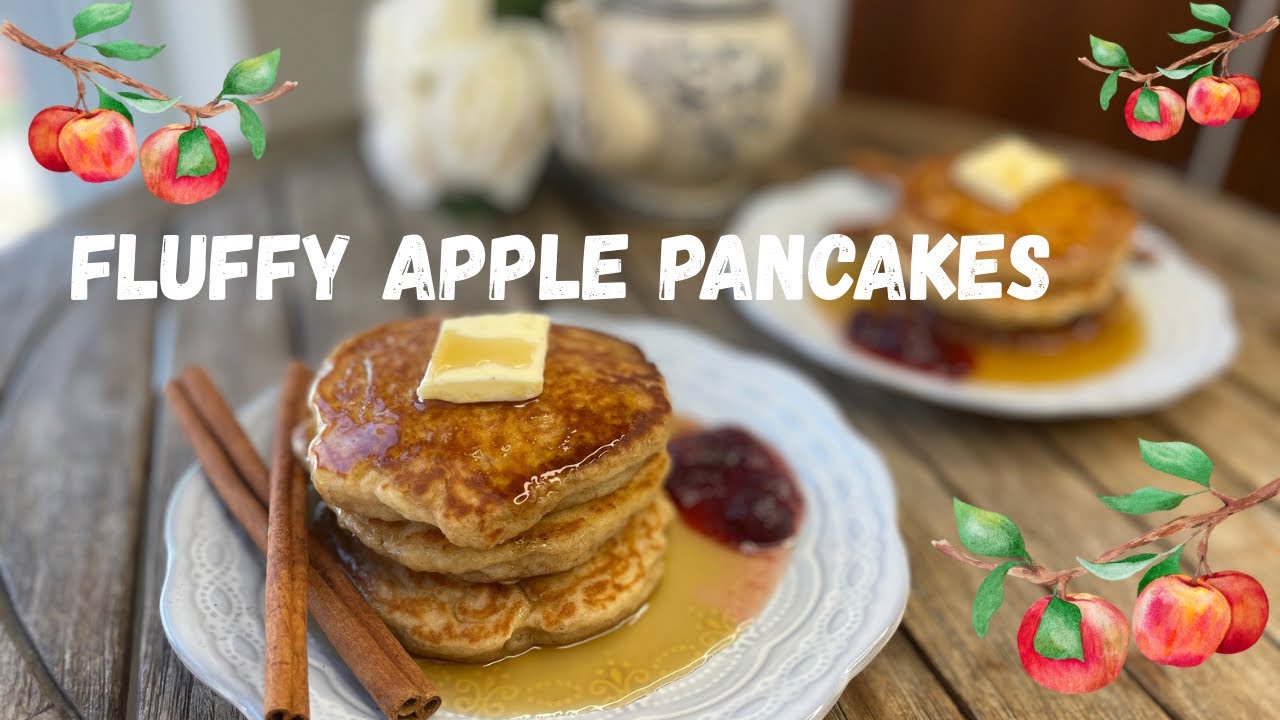 Fluffy Applesauce Pancakes 🥞 Soffici Pancakes alla Salsa di Mele