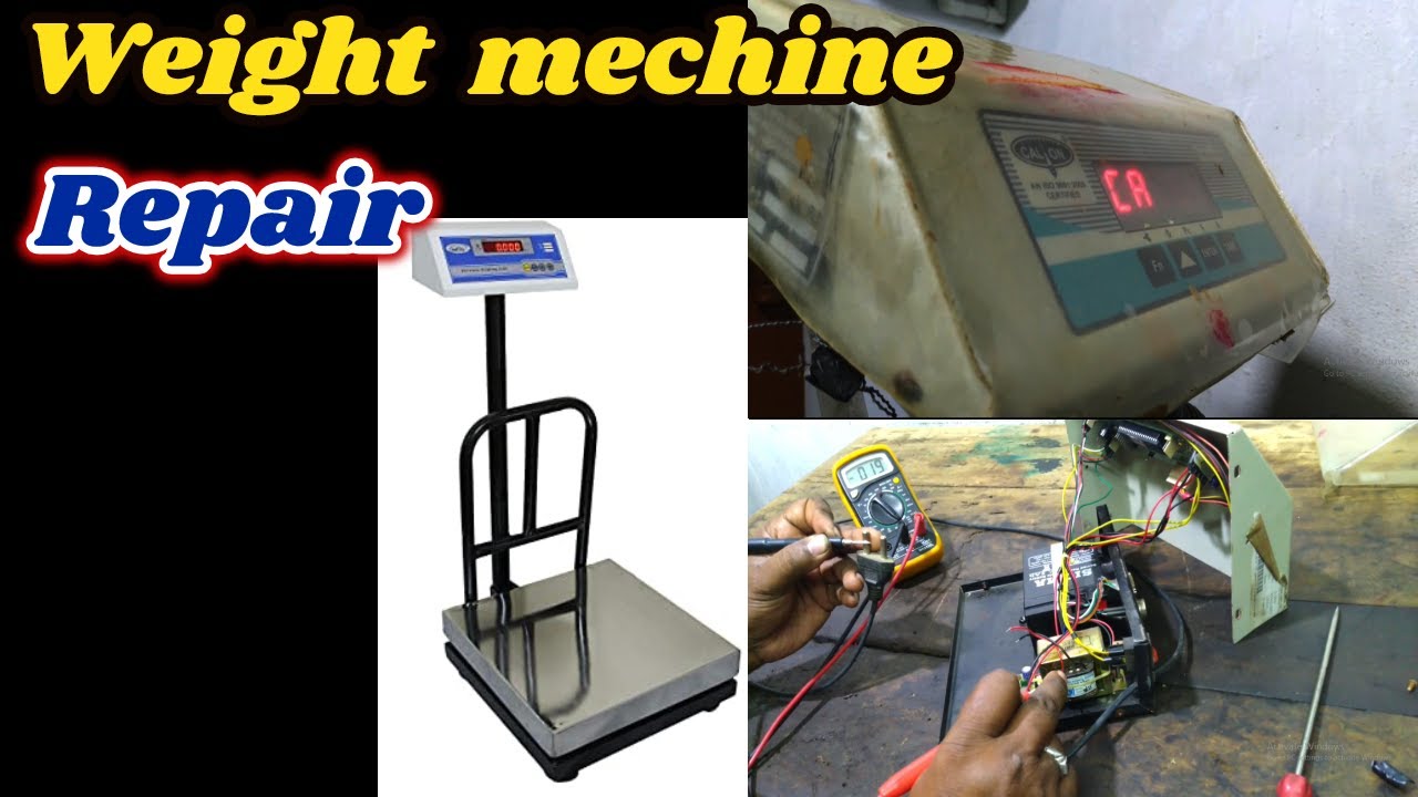 how to repair weight machine.repair weighing machine.weight machine restart problem.