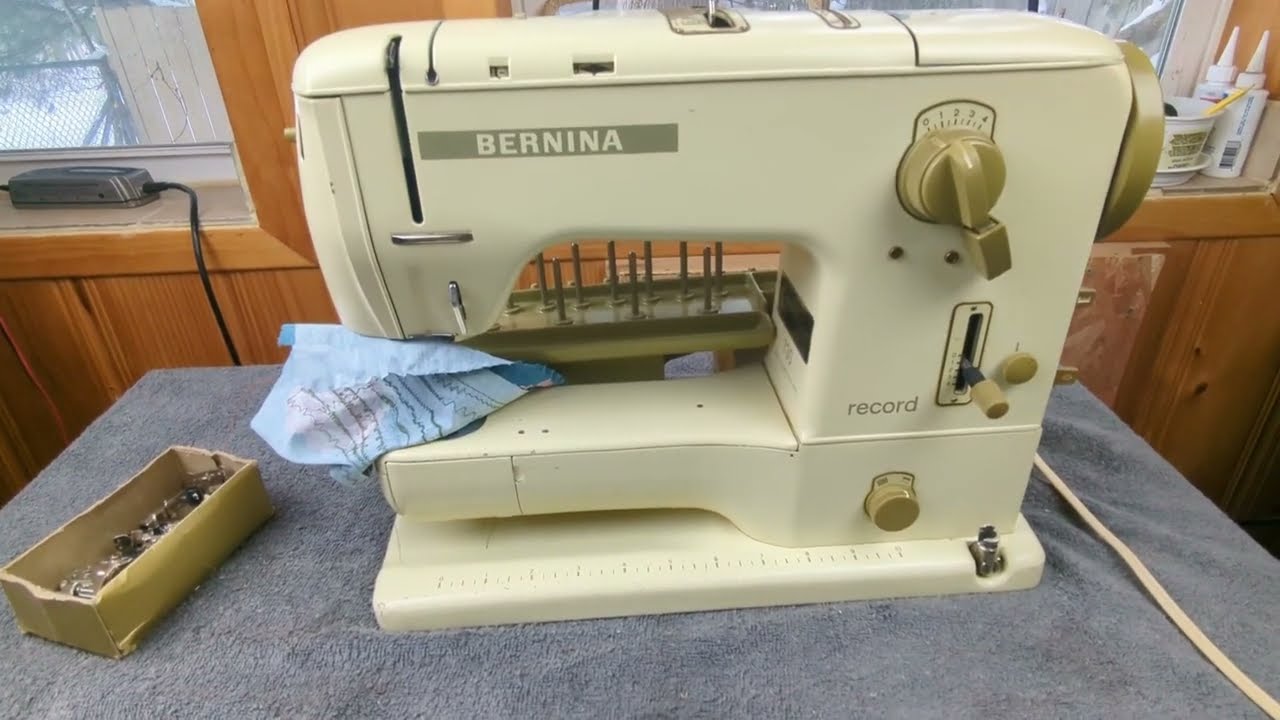 61- Bernina Record 730 Revue des réparations et mise à jour.