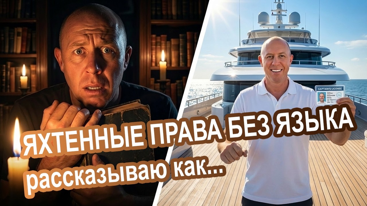 Как сдать экзамен на капитана, не зная языка.