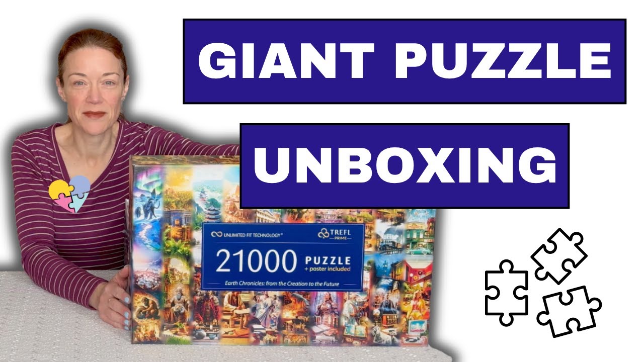 21,000 PIECES! Unboxing my Next Giant Jigsaw Puzzle - Earth Chronicles by Trefl