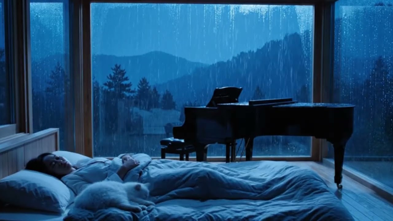 This Peaceful Rainy Night Cabin Puts Your Mind at Ease and Helps You Sleep Instantly