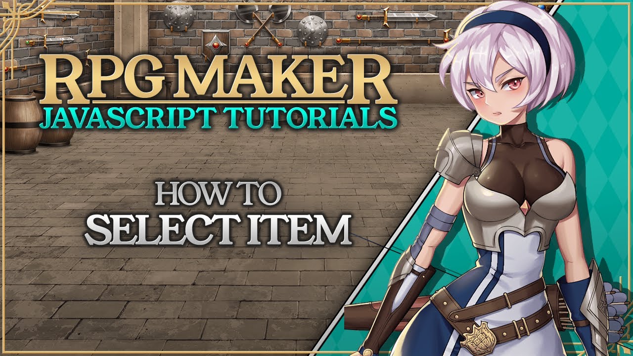 Выбор предметов с помощью JAVASCRIPT | Учебное пособие по RPG Maker MV и MZ #rpgmaker #javascript...
