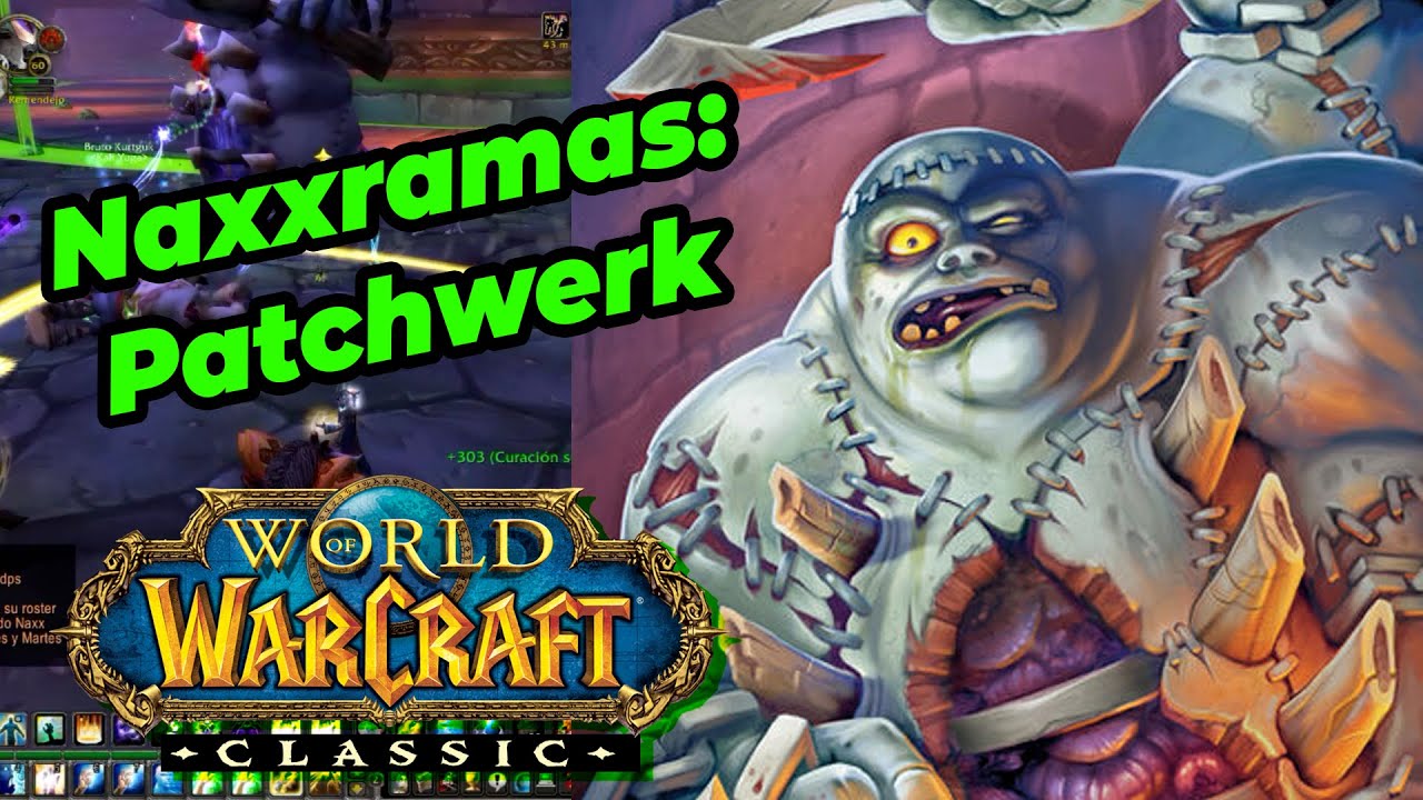 WoW Classic Naxxramas - Patchwerk Boss Fight - Priest Healer - No commentary