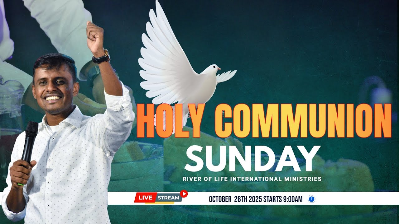 LIVE | HOLY COMMUNION SUNDAY SERVICE | PR.ANSON P MATHEW  | RIVER CHURCH MVK